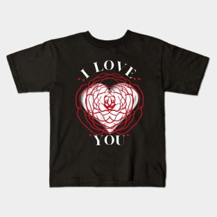 heart i love you Kids T-Shirt